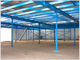 Sistemas azuis/alaranjados de 3 assoalhos de mezanino industriais dos níveis, da plataforma do armazenamento